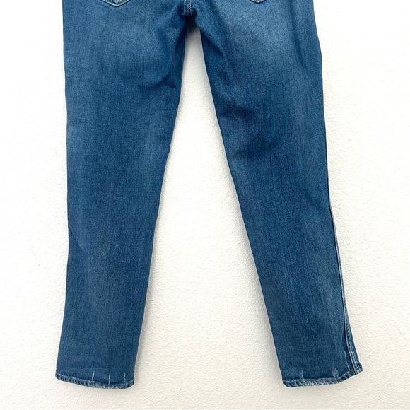AMO Kate Straight Leg Jeans Denim Pants Mid Rise Girl Crush Wash Blue Size 27 - Picture 9 of 16